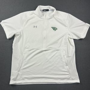 Under Armour Orlando Guardians‎ Pullover Mens 3XL White 1/2 Zip Short Sleeve